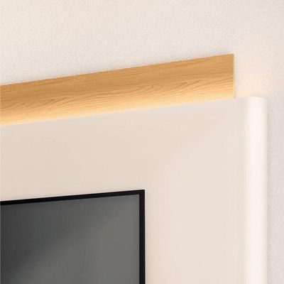 Estante Home Theater Nobre Off White Cinamomo - Hb Móveis