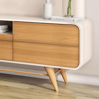 Estante Home Theater Nobre Off White Cinamomo - Hb Móveis