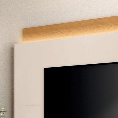 Estante Home Theater Nobre Off White Cinamomo - Hb Móveis