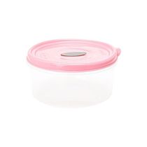 Pote Redondo Para Micro-ondas E Freezer Com Válvula 3l Rosa