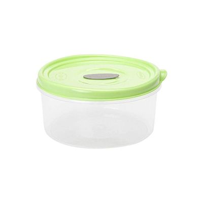 Pote Redondo Para Micro-ondas E Freezer Com Válvula 3l Verde
