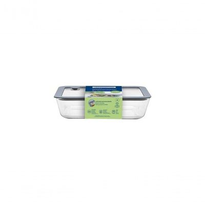 Pote De Vidro Tramontina Vittra 0,7 Litros Com Tampa Hermética De Silicone
