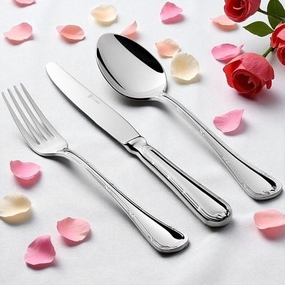 Faqueiro em aço inox Saint James Croise 130 peças: Elegância e sofisticação para sua mesa