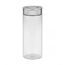 Pote De Vidro Tramontina Purezza Com Tampa De Aço Inox 10cm 1,8 Litros
