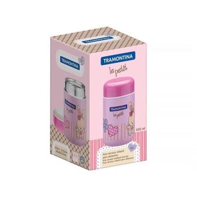 Pote Térmico Tramontina Le Petit Rosa 400ml