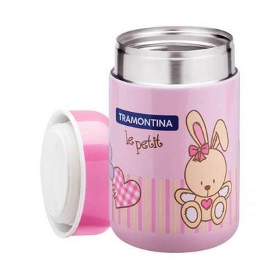 Pote Térmico Tramontina Le Petit Rosa 400ml
