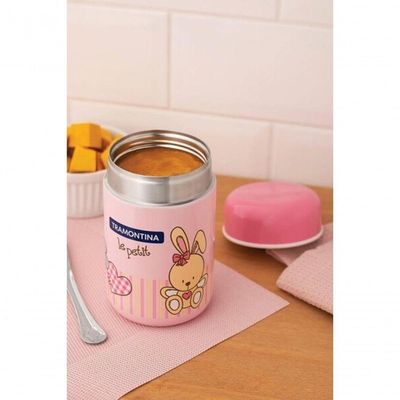 Pote Térmico Tramontina Le Petit Rosa 400ml