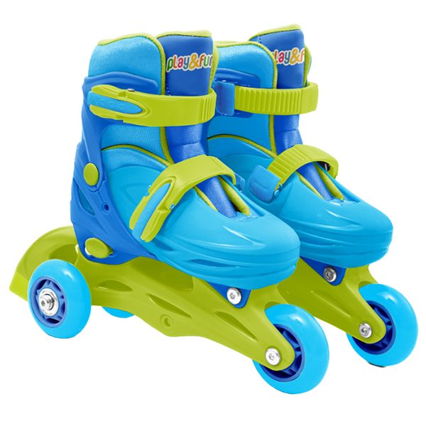 Kit Patins Roller Azul 28-31 CV244124 Play&Fun Kit Patins Roller Azul 28-31 CV244124 Play&Fun