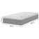 Cama Box Solteiro Molas Ensacadas Pillow Top 88x188x63cm Martino Cinza Umaflex Cinza