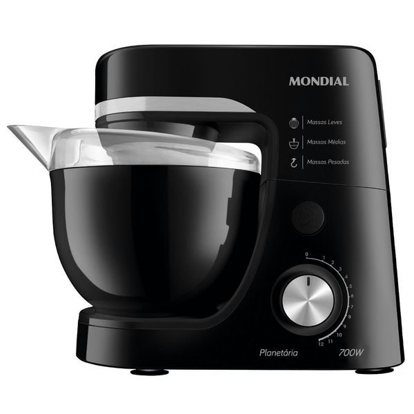 Batedeira Planetária Mondial BP03 Preta 220V 220V