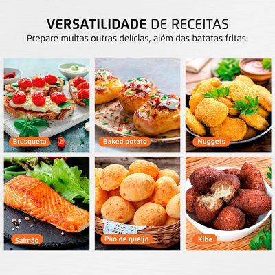 Fritadeira Sem Óleo Air Fryer Maxis AF-01-MX Preta 60Hz 127V