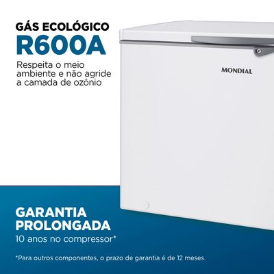 Freezer Horizontal 308L Mondial Branco - FHZ-01-W320 220V