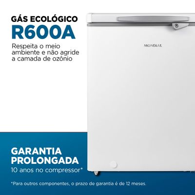 Freezer Horizontal 150L Mondial Branco - FHZ-01-W150 127V