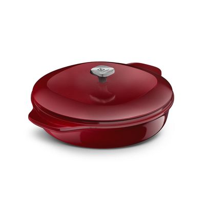 Jogo de Panelas Electrolux de Ferro Fundido Esmaltado Vermelha Expert 2 Peças