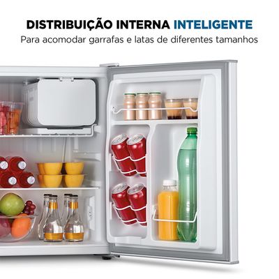 Frigobar Mondial 73L Porta Reversível Branco FGB-01-W80 127V