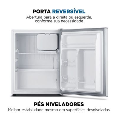 Frigobar Mondial 73L Porta Reversível Branco FGB-01-W80 127V