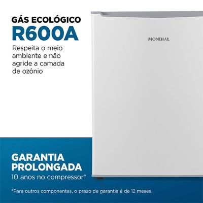 Frigobar Mondial 73L Porta Reversível Branco FGB-01-W80 127V