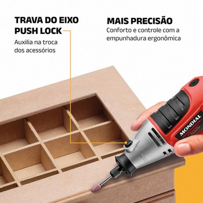 Micro Retífica Mondial Power Tools FMR-02 127V