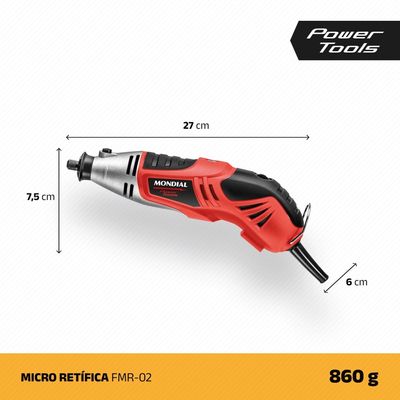 Micro Retífica Mondial Power Tools FMR-02 127V