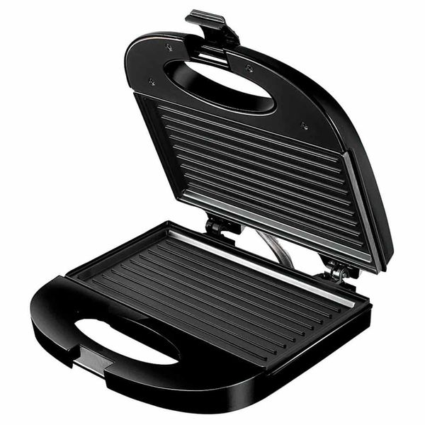 Sanduicheira Grill Elétrica Lenoxx PSD121 Preta 127V 127V Sanduicheira Grill Elétrica Lenoxx PSD121 Preta 127V 127V