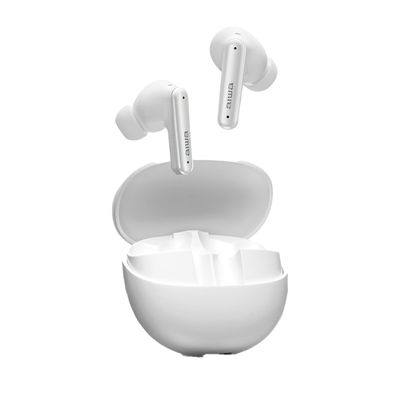 Fone de Ouvido Eardbud AIWA AWS-EB-04-W Bluetooth IPX4 ANC 26 Horas de bateria BIV