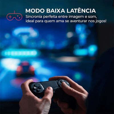 Fone de Ouvido Eardbud AIWA AWS-EB-04-W Bluetooth IPX4 ANC 26 Horas de bateria BIV