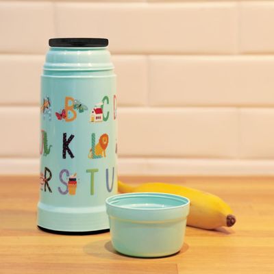 Garrafa Térmica Mini Mor Kids 300ml Bala de Menta Alfabeto