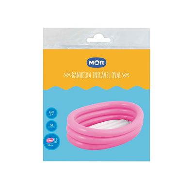 Banheira Inflável Oval - rosa