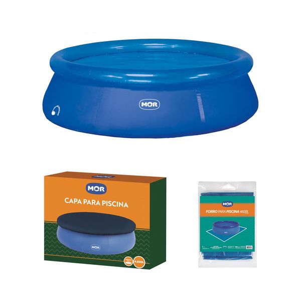 Kit Piscina Circular Inflável 4.600 L