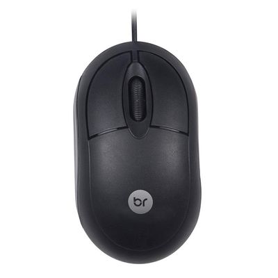 Mouse USB Standard Bright 0106 Preto Preta