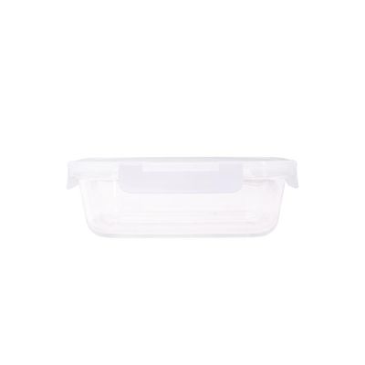 Pote Refratário Retangular com Tampa 650ml
