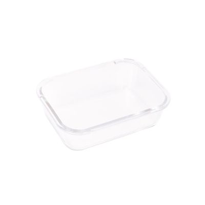 Pote Refratário Retangular com Tampa 650ml