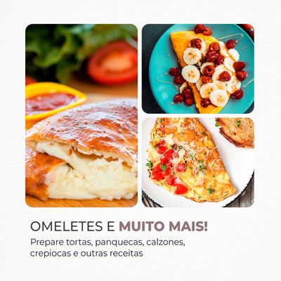 Omeleteira Easy Omelet Mondial Preto 800W OM-02 110
