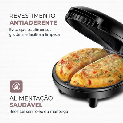 Omeleteira Easy Omelet Mondial Preto 800W OM-02 220