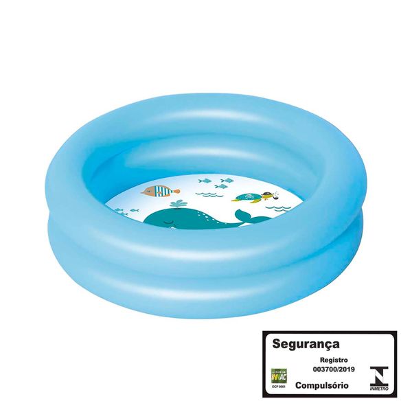 Banheira Inflável 28 Litros - azul Banheira Inflável 28 Litros - azul