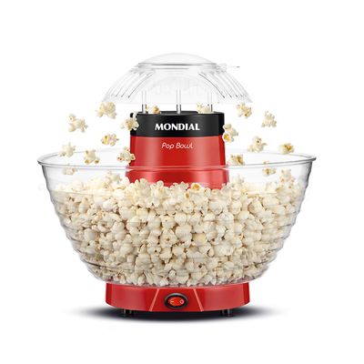 Pipoqueira Pop Bowl Mondial Vermelho 700W PP-05 110