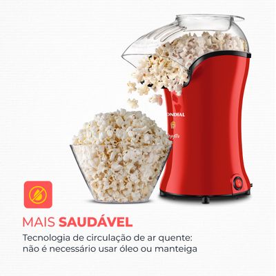 Pipoqueira Popflix Mondial Vermelho 1200W PP-03 110