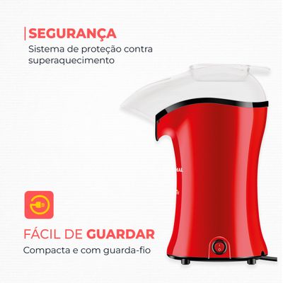 Pipoqueira Popflix Mondial Vermelho 1200W PP-03 110