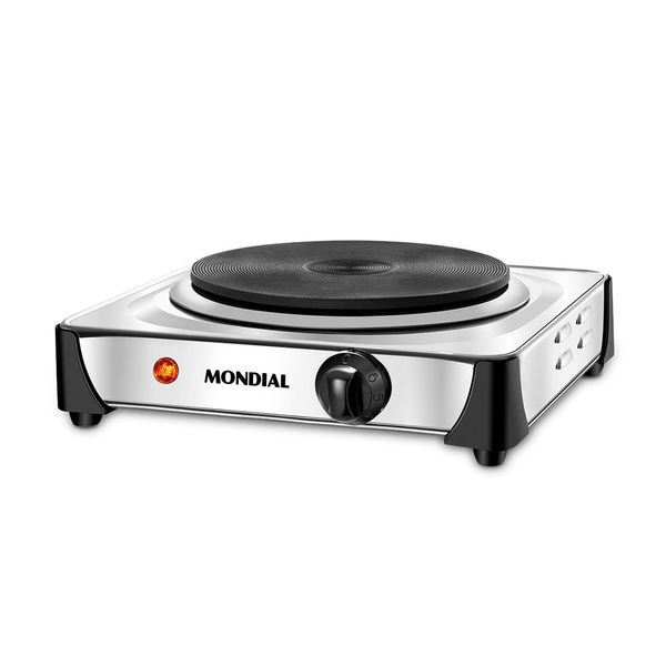 Fogão Elétrico Fast Cook Mondial Inox 1000W FE-04 110