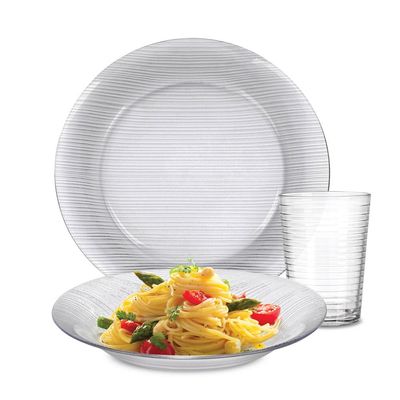 Aparelho de Jantar 12 Peças de Vidro Diamante Duralex Única