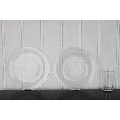 Aparelho de Jantar 12 Peças de Vidro Diamante Duralex Única