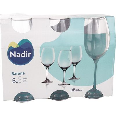 Conjunto 6 Taças para Água 490ml Barone Nadir Única