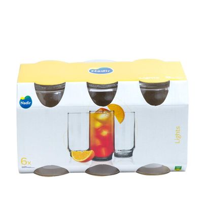 Conjunto 6 Copos 300ml Nadir Lights Única