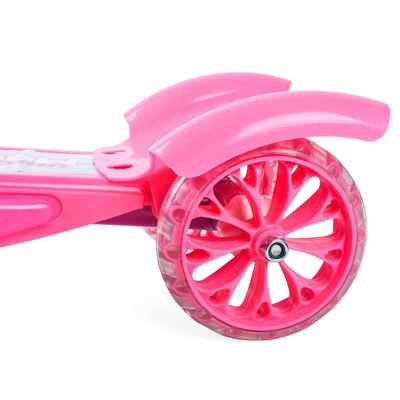Patinete 3 Rodas com Cesta Unicórnio Mágico Play&Fun Rosa