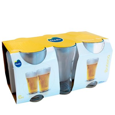 Conjunto 6 Copos Chopp 200ml Nadir Boteco Única