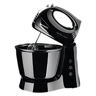 Batedeira de Mesa Mondial Pratica B44B 400W 3 Velocidades Preta 220V 220V