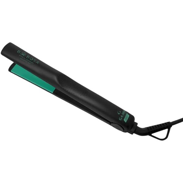 Prancha de Cabelo GA.MA Italy Babosa Ceramic Íon 220°C Preto Bivolt BIVOLT