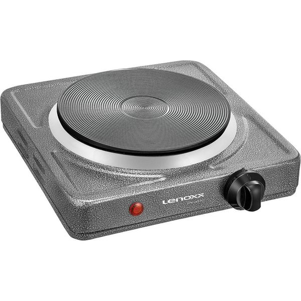 Fogão 1 Boca de Mesa Elétrico Lenoxx Pratic PFE351 Inox 220V 220V Fogão 1 Boca de Mesa Elétrico Lenoxx Pratic PFE351 Inox 220V 220V