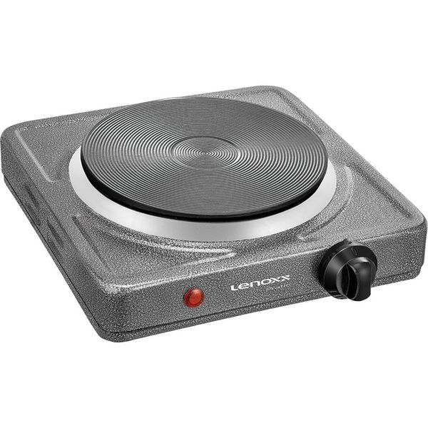 Fogão 1 Boca de Mesa Elétrico Lenoxx Pratic PFE351 Inox 127V 127V Fogão 1 Boca de Mesa Elétrico Lenoxx Pratic PFE351 Inox 127V 127V