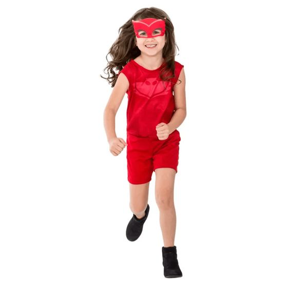 Fantasia Infantil PJMask Corujita Regina Pop M M Fantasia Infantil PJMask Corujita Regina Pop M M